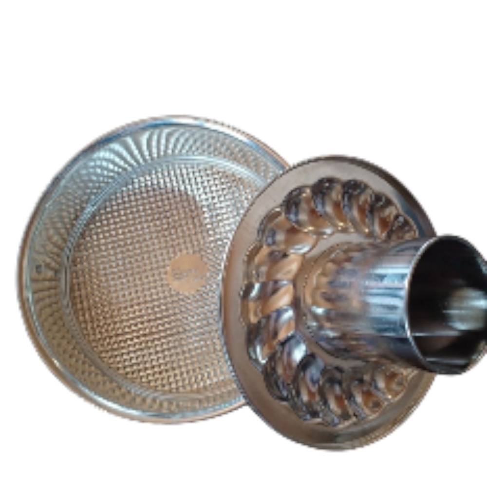 The Pampered Chef Three Piece Silver Bundt Cake Pan Spring form Set